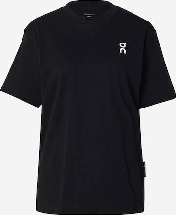 T-shirt 'R,F,E,O' On en noir : devant