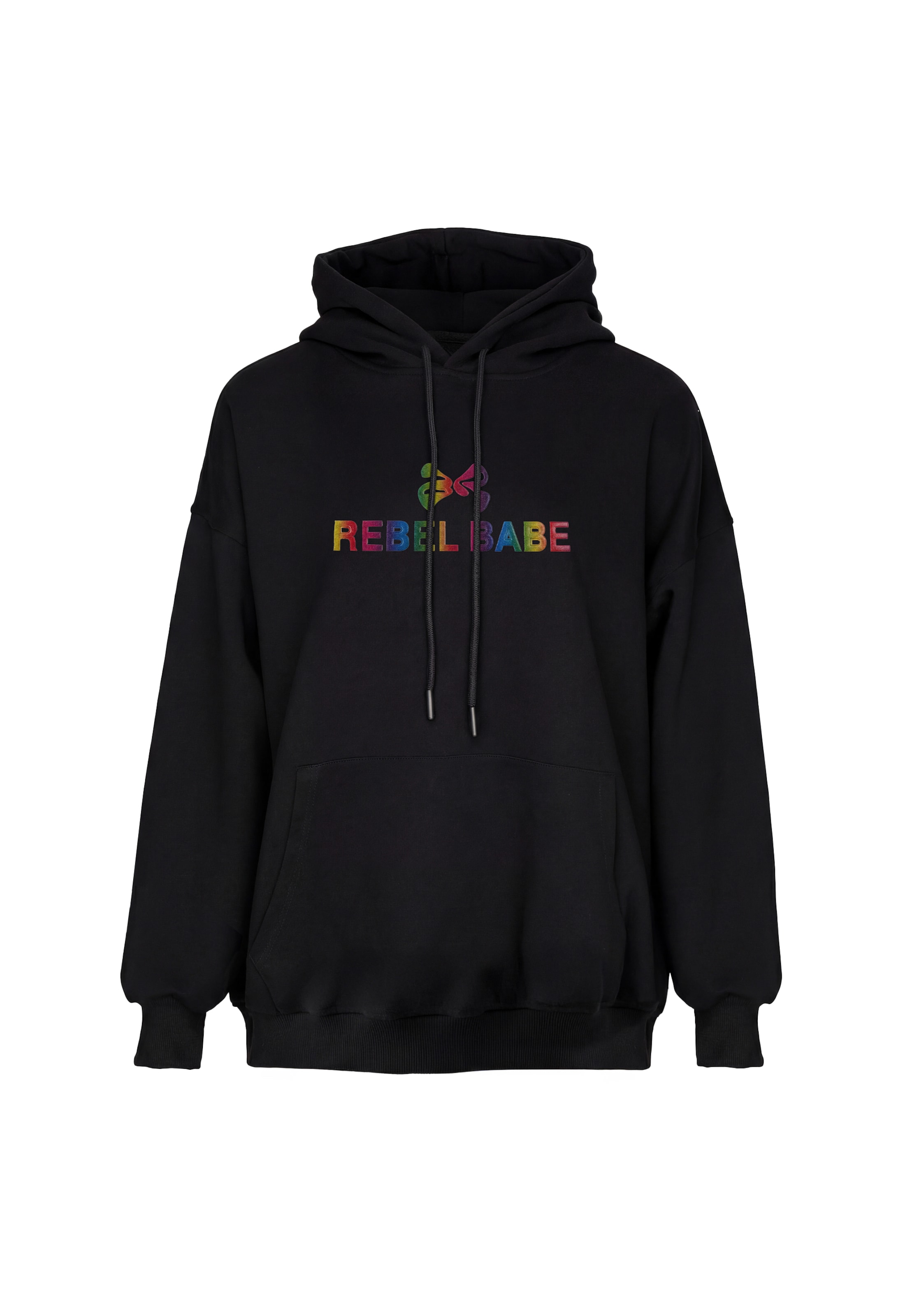 Sweat-shirt MYMO en noir : devant