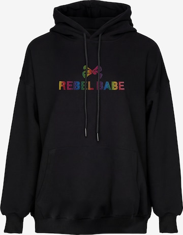 Sweat-shirt MYMO en noir : devant