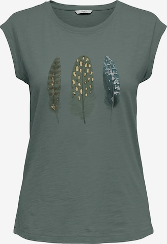 ONLY Shirt 'ONLBone' in Groen: voorkant