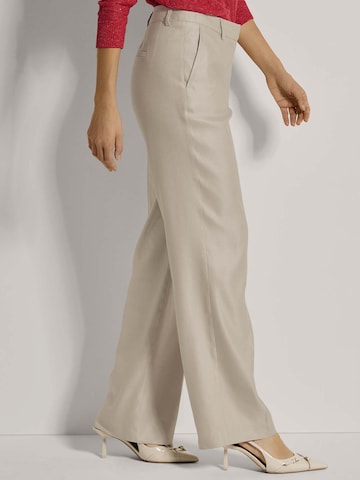 MADELEINE Wide Leg Hose in Beige