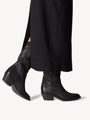 Tamaris Cowboy boot in Black: front