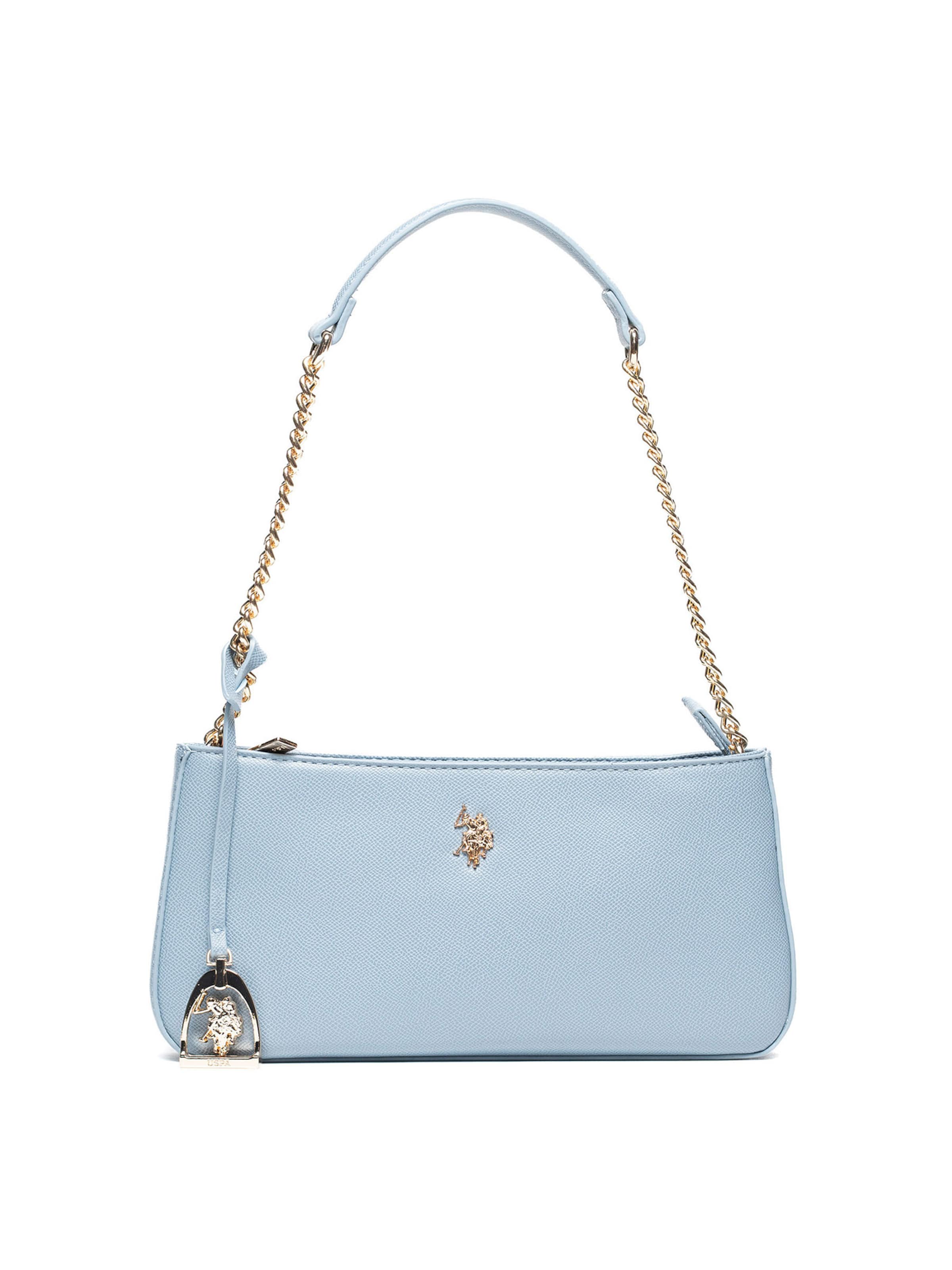 Borsa a mano di U.S. POLO ASSN. in blu: frontale