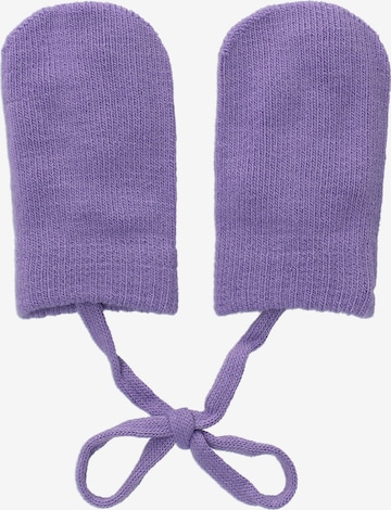 Villervalla Handschuhe 'Basic' in Lila: Vorderseite