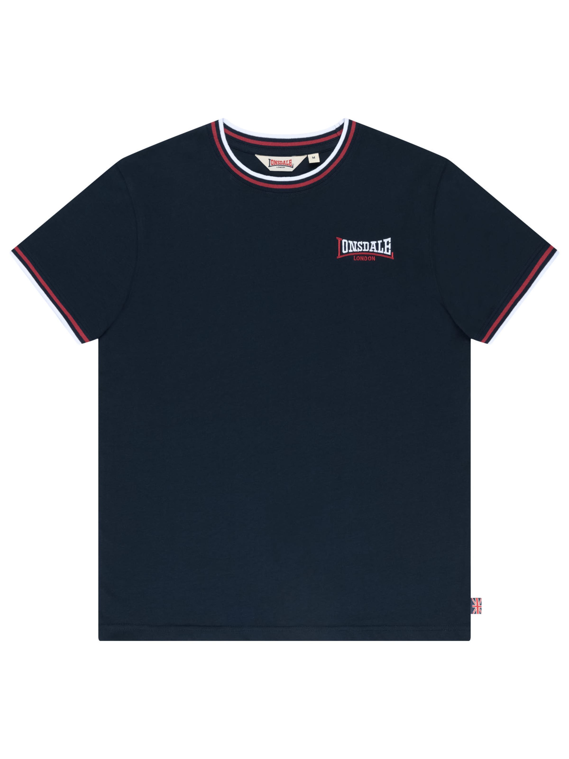 LONSDALE - Camisa 'QUIN' em azul: frente