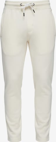 Ombre Slimfit Sporthose in Beige: Vorderseite