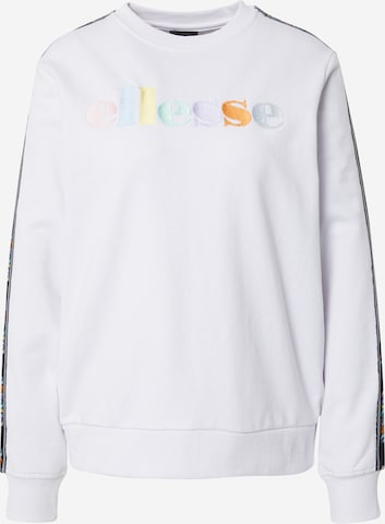 ELLESSE Sweatshirt 'Ginny' in White: front