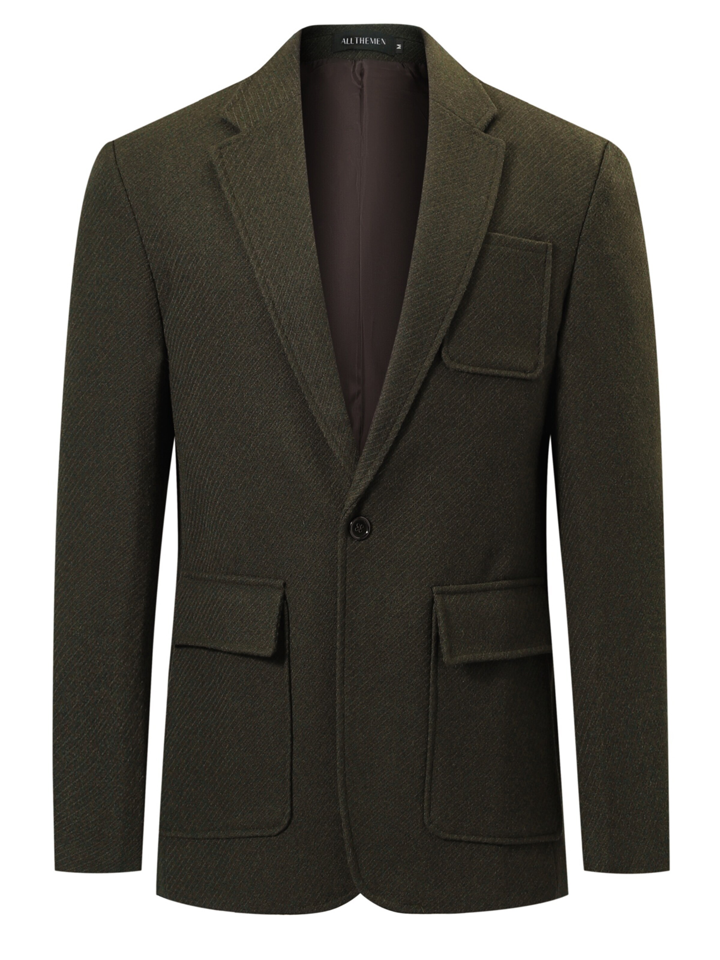 ALLTHEMEN Regular fit Suit Jacket 'Morgenglut' in Green