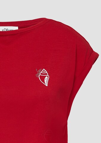 T-shirt s.Oliver en rouge