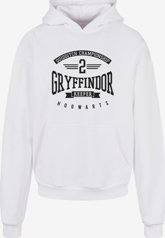 Sweat-shirt 'Harry Potterffindor Keeper' F4NT4STIC en blanc : devant