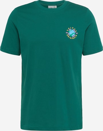 ADIDAS ORIGINALS - Camisa 'Wander Hour' em verde: frente
