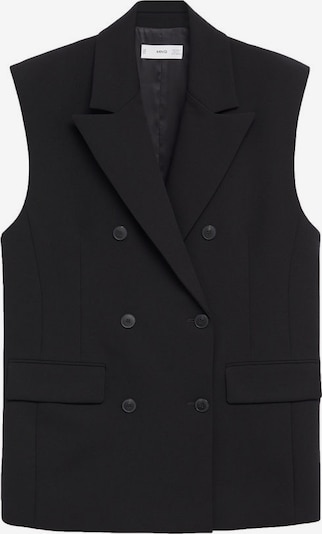 MANGO Gilet en noir, Vue avec produit