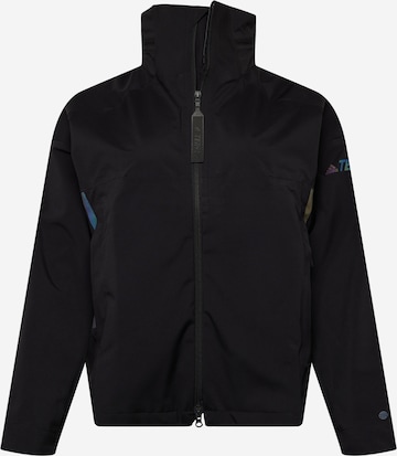 ADIDAS TERREX Outdoorjacke 'Ct Myshelter Rain.Rdy ' in Schwarz: predná strana