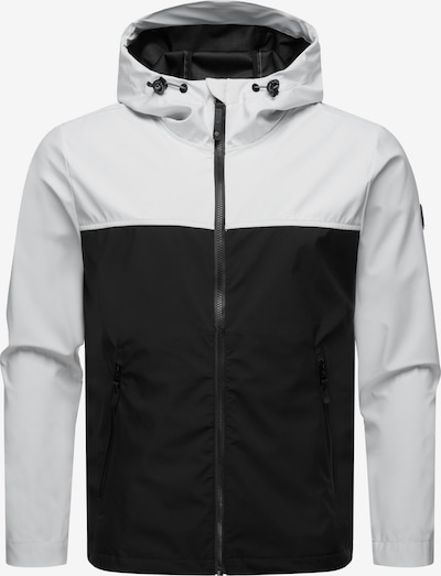 Ragwear Toiminnallinen takki koossa S värissä musta / valkoinen, Tuotenäkymä