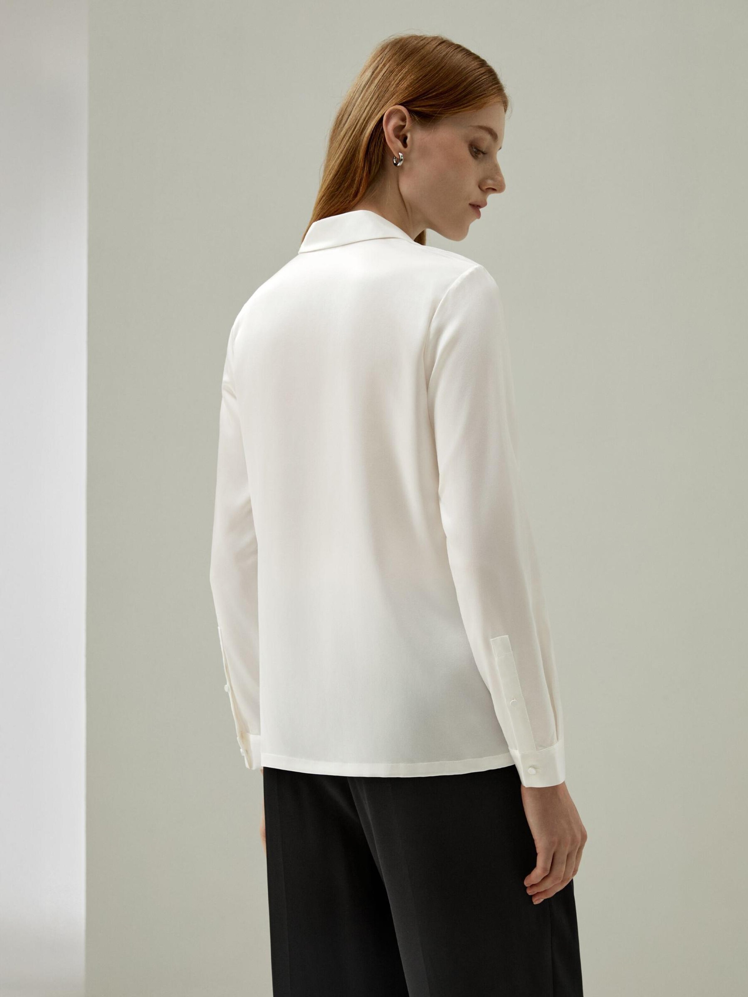 Lilysilk Bluse‌ in Weiß