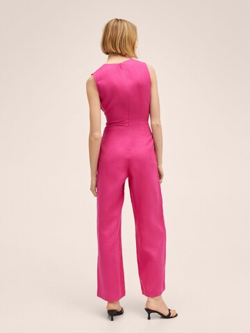 MANGO Jumpsuit 'Nalita' in Pink