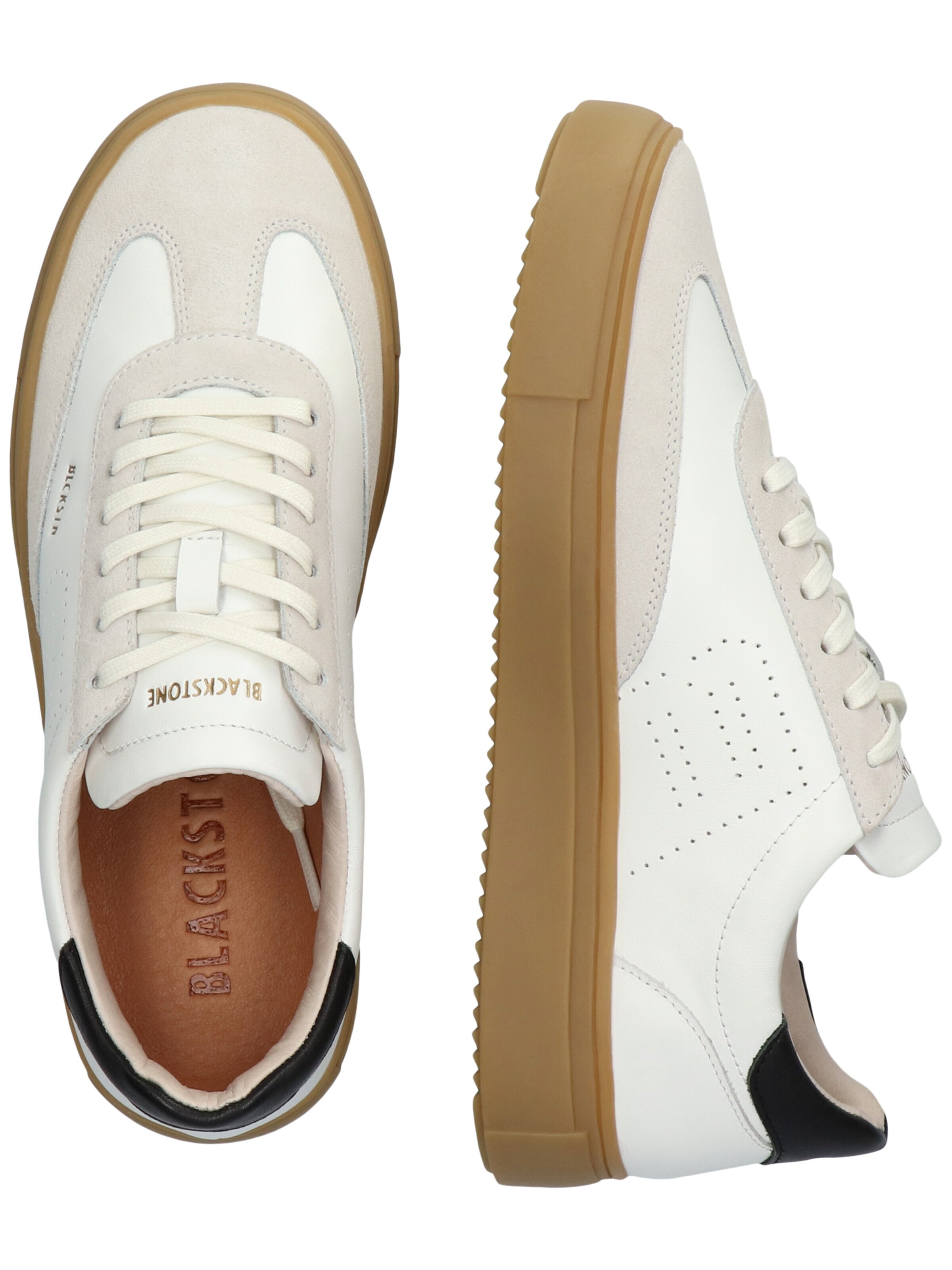 BLACKSTONE Platform trainers 'SLATE HARPER' in White
