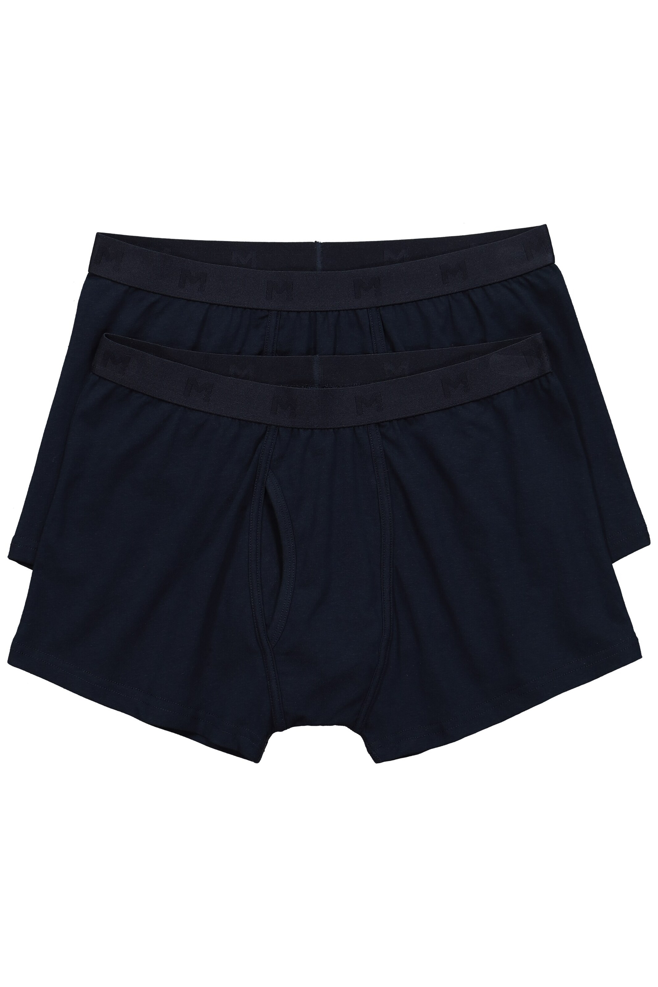 Men Plus Boxershorts in Blau: Vorderseite