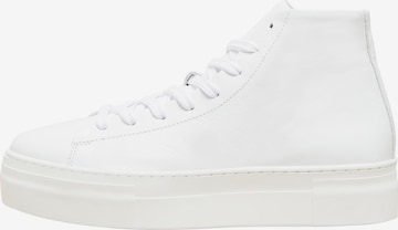 SELECTED FEMME High-Top Sneakers 'SLFHAILEY' in White: front