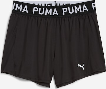 regular Pantaloni sportivi 'Strong 3' di PUMA in nero: frontale