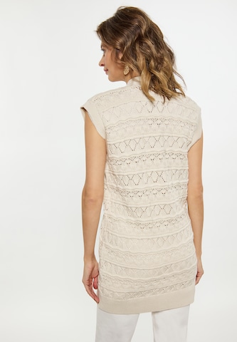 usha FESTIVAL Knitted Vest in Beige