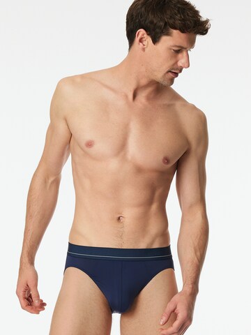 Slip 'Rio' SCHIESSER en bleu : devant