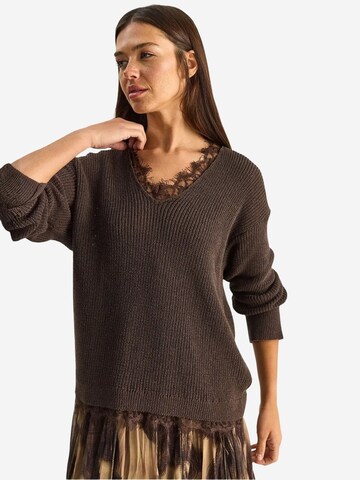 Bianco Lucci - Pullover 'Pullover' em castanho