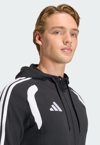 ADIDAS PERFORMANCE Athletic Zip-Up Hoodie 'Tiro26 League' in Black