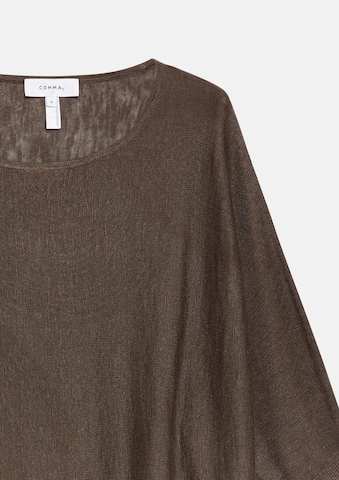 COMMA Pullover in Braun