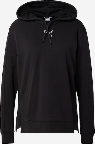 PUMA Athletic Sweatshirt in Black: front