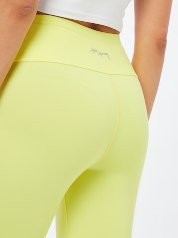 Hey Honey Skinny Workout Pants in Yellow