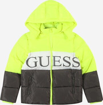 GUESS Winter jacket in Mixed colours: front