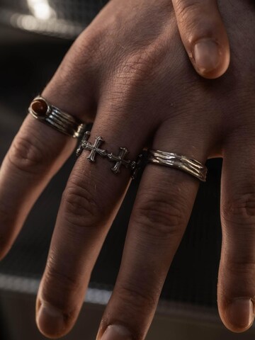warpedsense Ring 'Wave'‌‌‌‌ in Silber