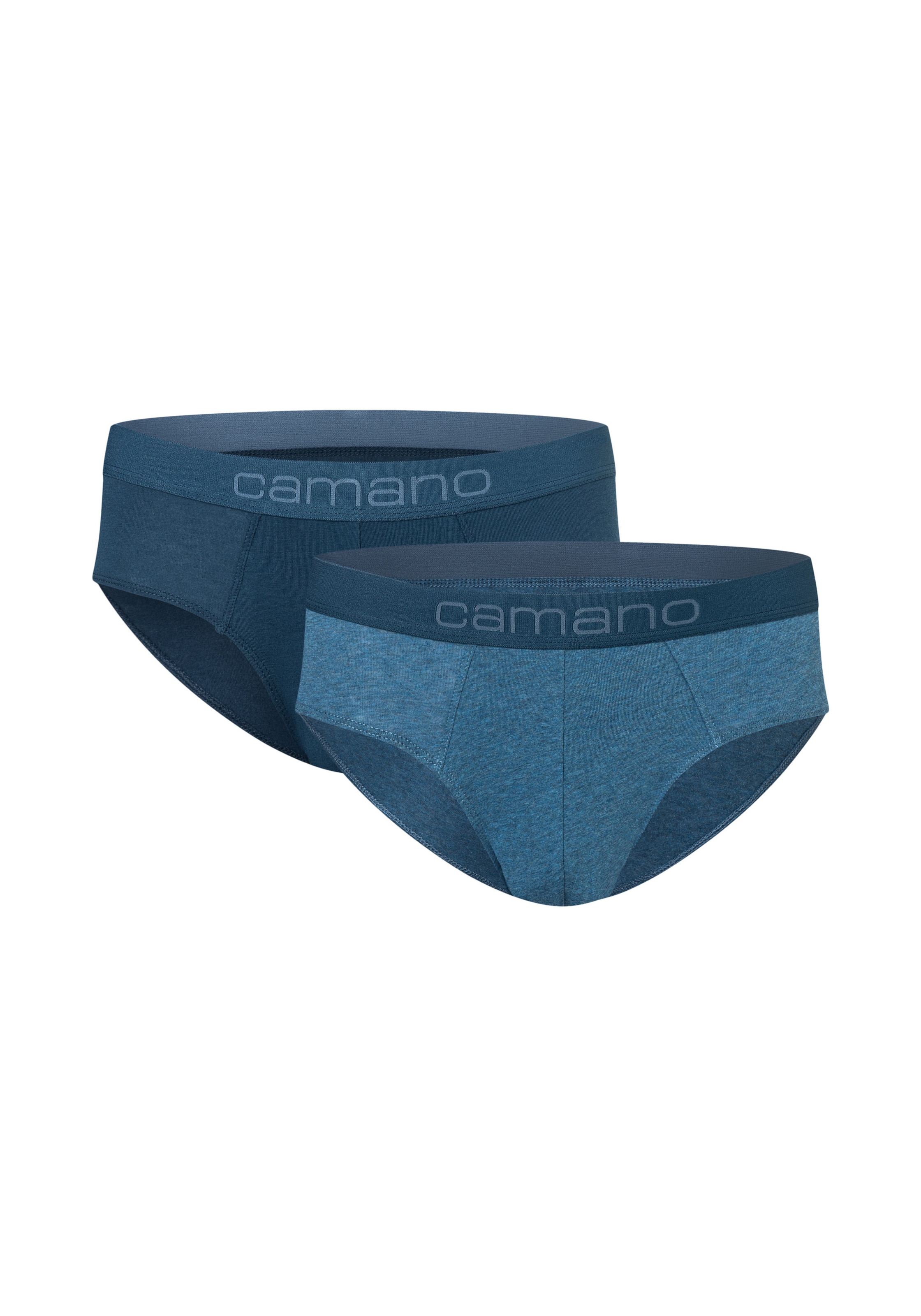 camano Slip in Blauw: voorkant
