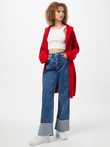 Zwillingsherz Knit cardigan 'Annabell' in Red