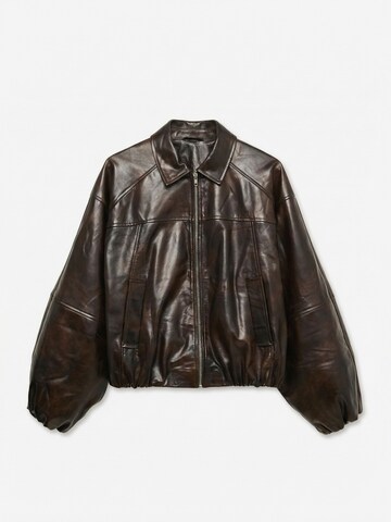 VERO MODA Between-season jacket 'TORVEHALLERNE' in Brown