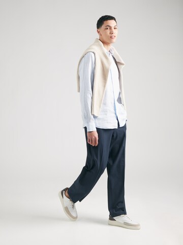 OLYMP Regular fit Button Up Shirt in Blue