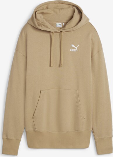 PUMA Sportsweatshirt in beige / weiß, Produktansicht