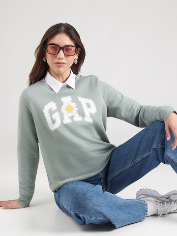 GAPSweater majica - zelena boja: prednji dio