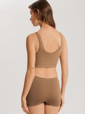 Hanro - Soutien Bustier Soutien 'Touch Feeling' em castanho