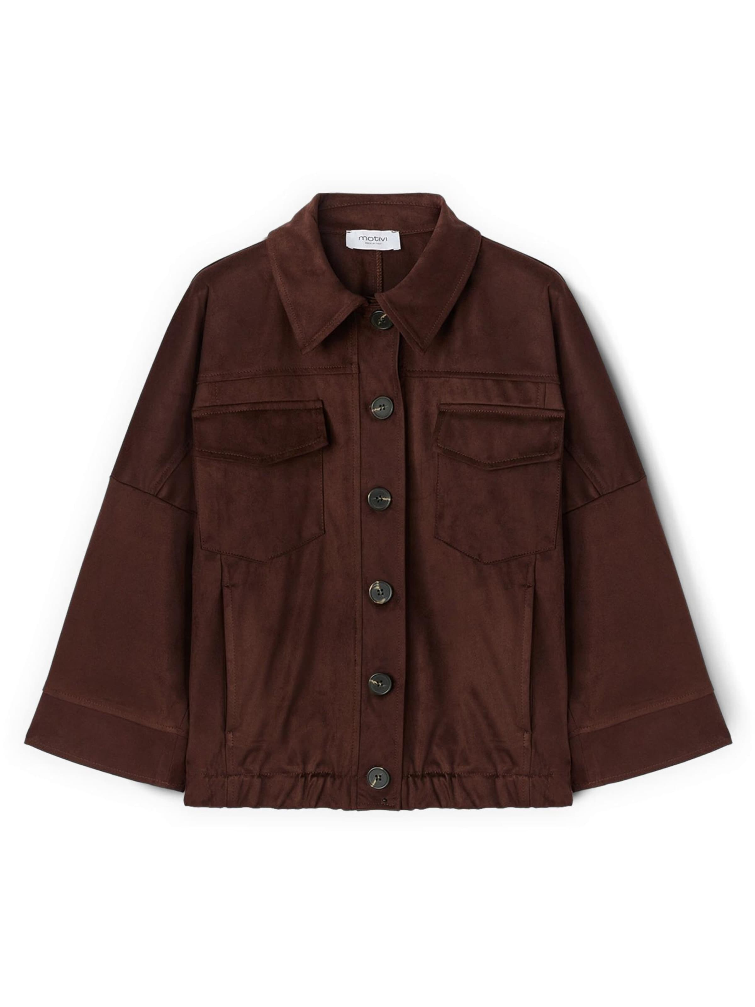 MOTIVI - Chaqueta de entretiempo en marrón: frente