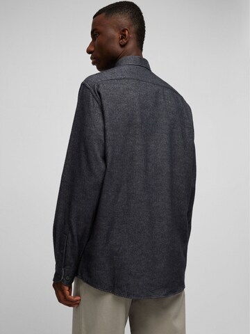 HECHTER PARIS Regular fit Button Up Shirt in Grey