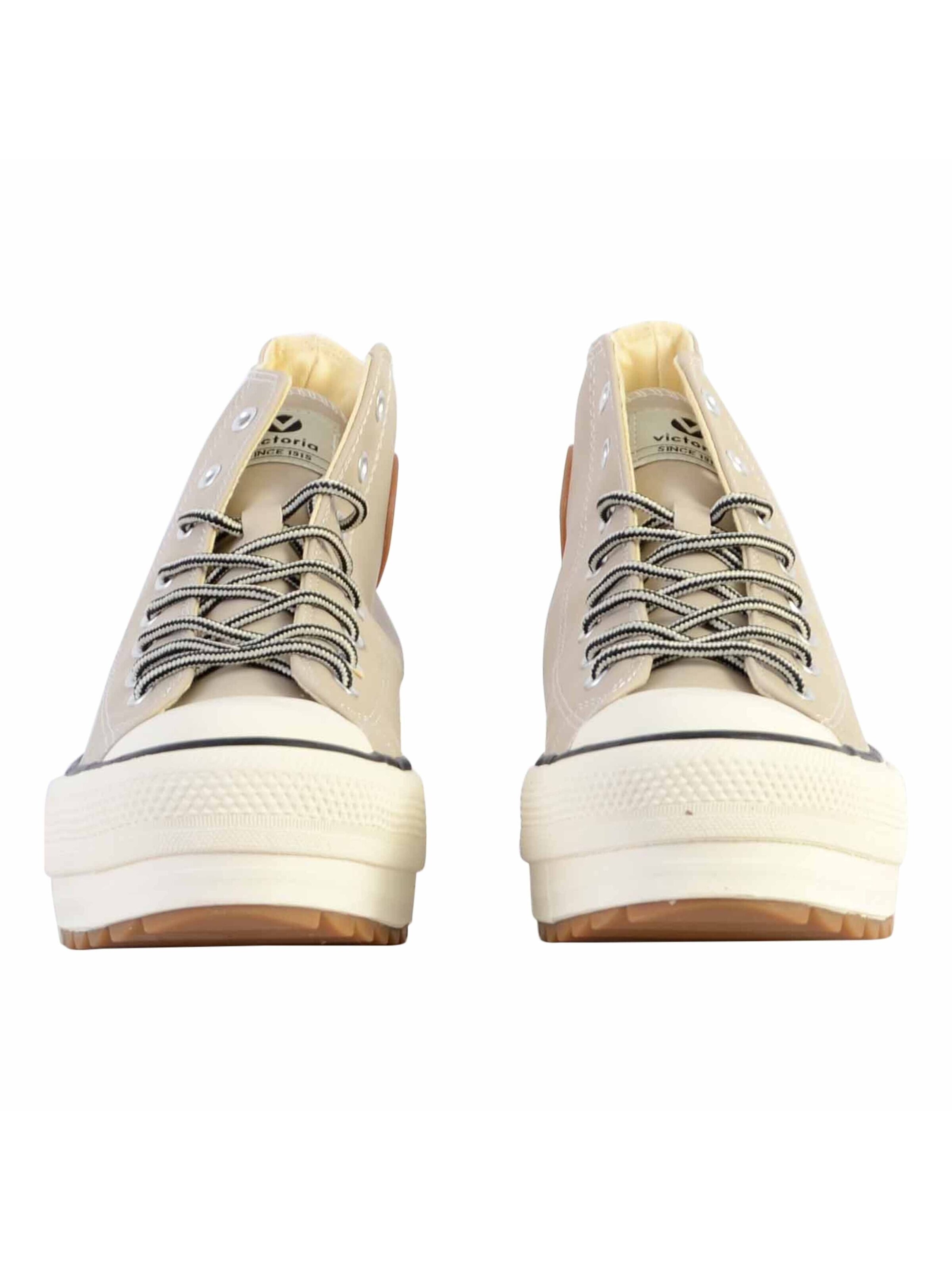 Baskets hautes victoria en beige