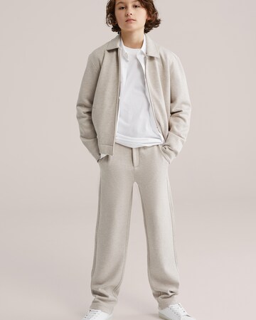 Regular Pantalon WE Fashion en beige