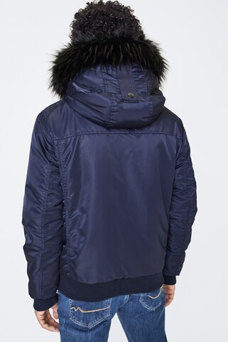 Harlem Soul Winter Jacket 'Bos-Ton' in Blue