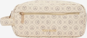 Carlo Colucci Cosmetic Bag in Beige: front