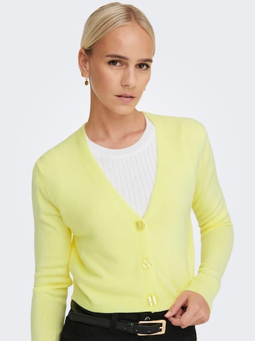 ONLY Knit cardigan 'Sunny' in Yellow