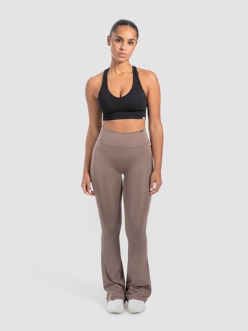 Smilodox Flared Leggings ' Loreen ' in Brown