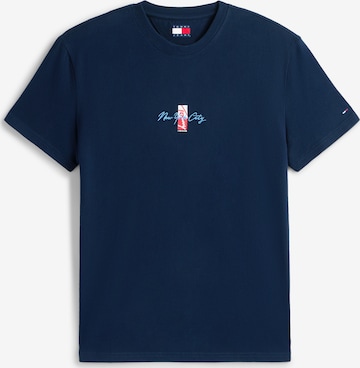 Tommy Jeans - Camiseta en azul: frente