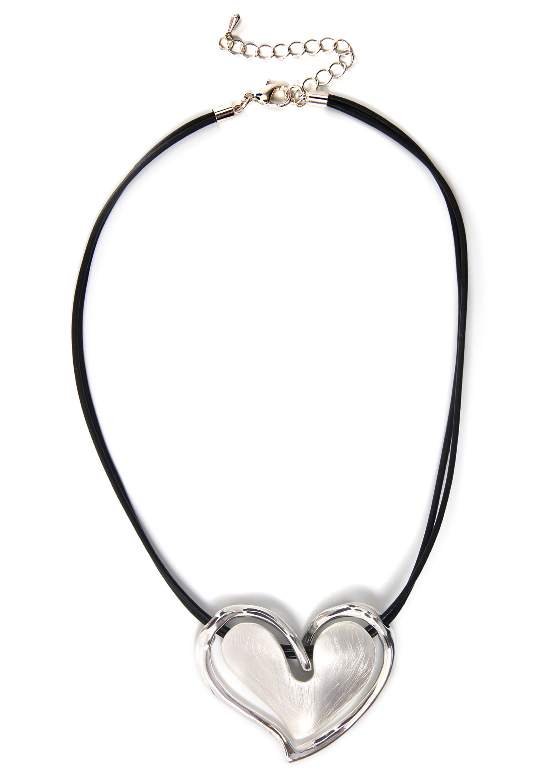 J. Jayz Necklace in Silver: front